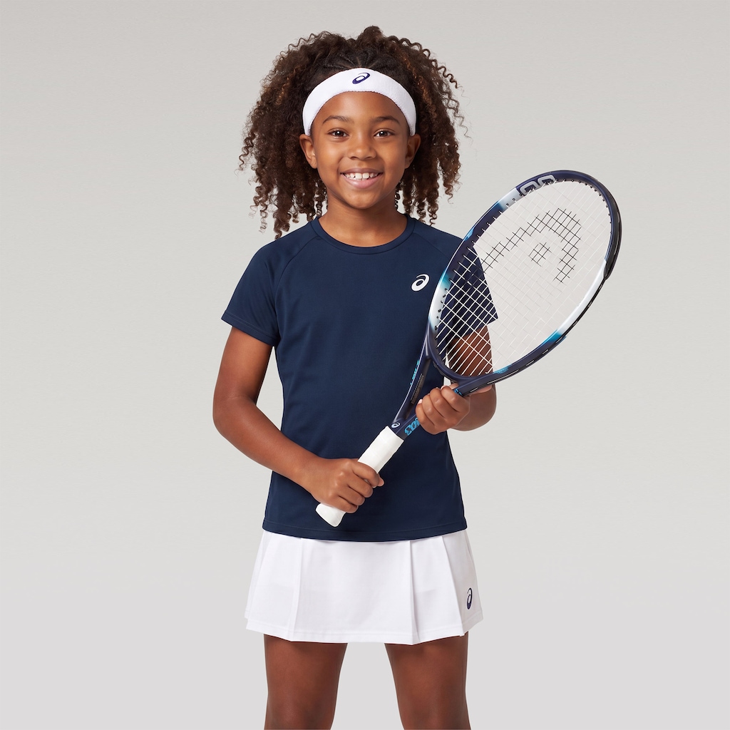 Camiseta Asics Emblema Racket Menina - Infantil