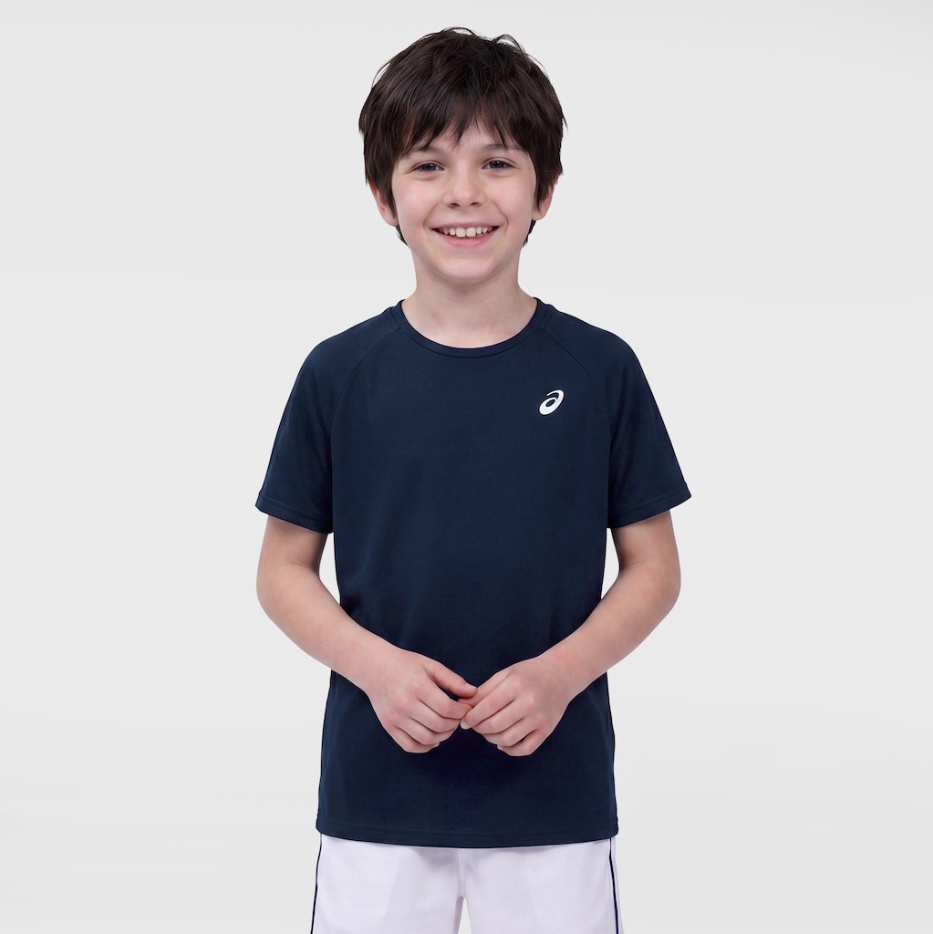 Camiseta Tennis Asics Emblema Menino - Infantil