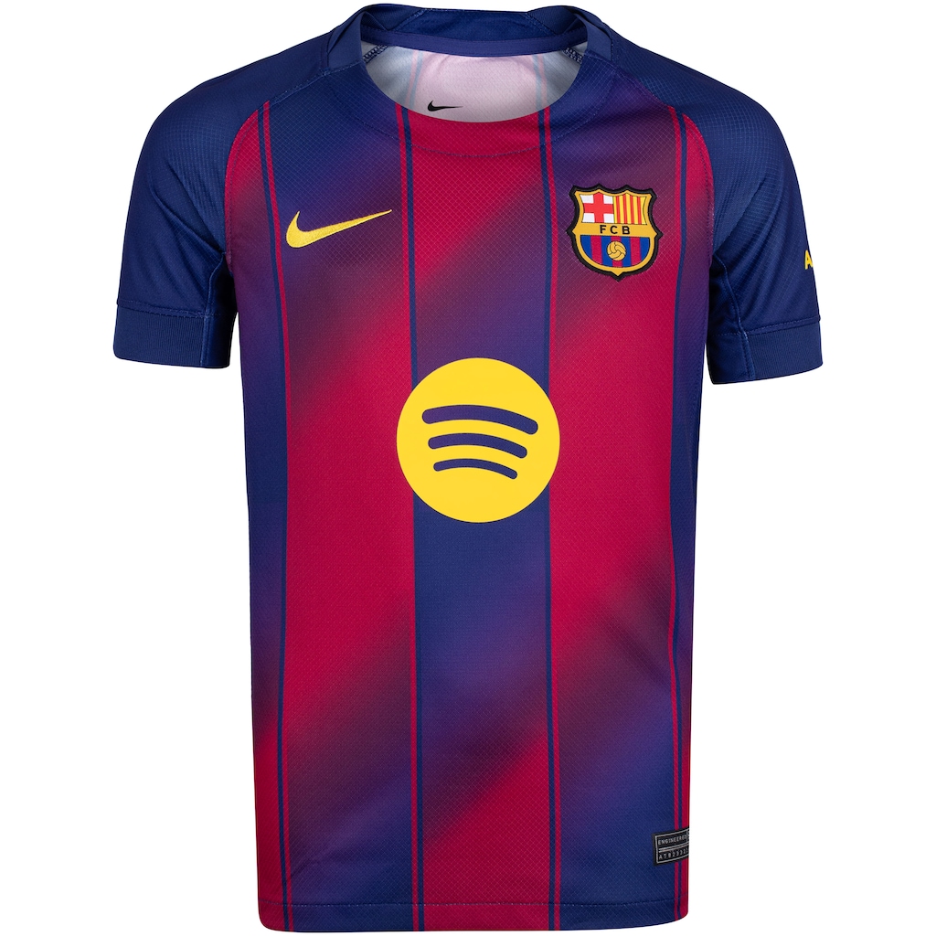 Camisa Barcelona I 25/26 Torcedor Pro Nike Infantil