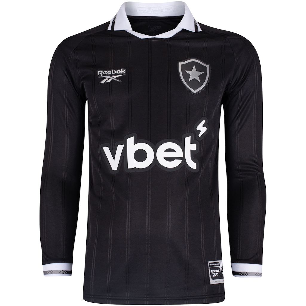 Camisa do Botafogo II 25/26 Manga Longa Torcedor Reebok Masculina