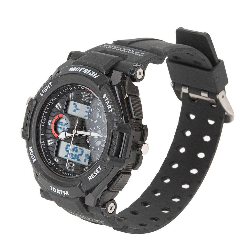 Relógio Mormaii Analógico Digital Mom8032p8r
