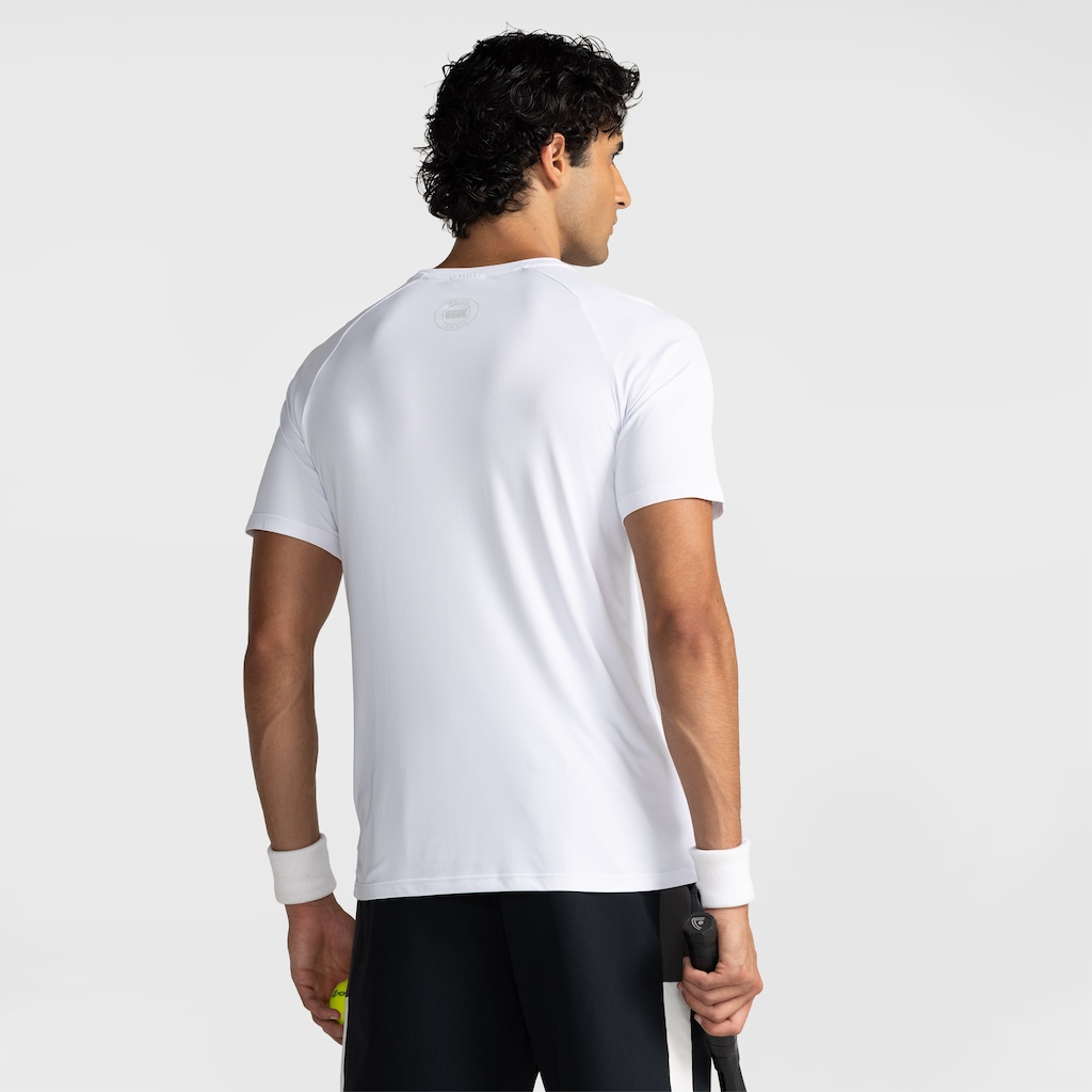 Camiseta ASICS Emblema Racket Masculina - Foto 2