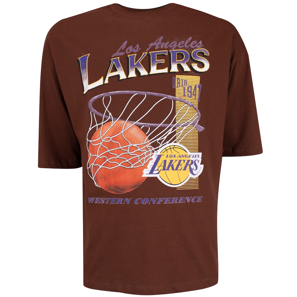Camiseta Los Angeles Lakers NBA Vintage N0535 Masculina