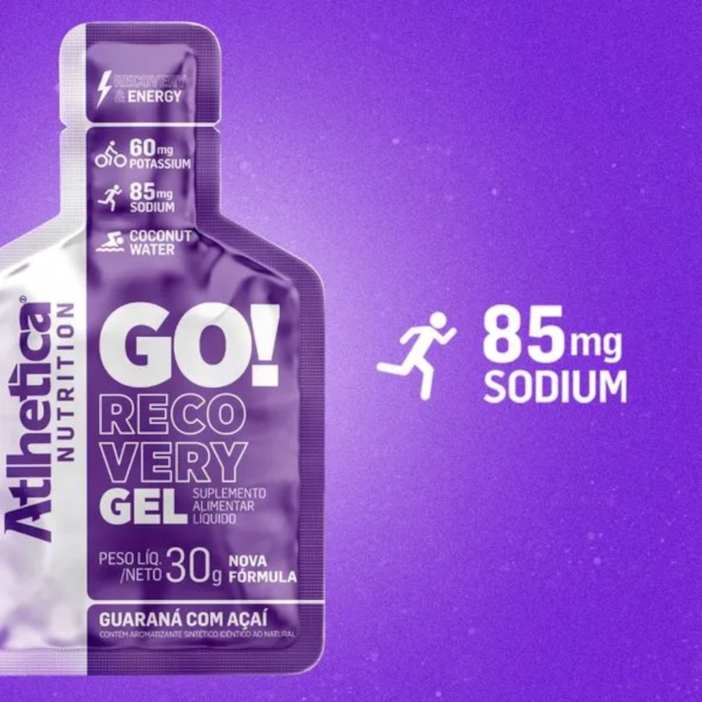 Imagem 4 do produto Gel Atlhetica Go Recovery Guarana e Açaí