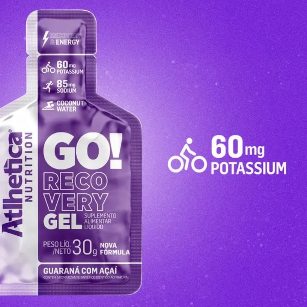 Imagem 5 do produto Gel Atlhetica Go Recovery Guarana e Açaí