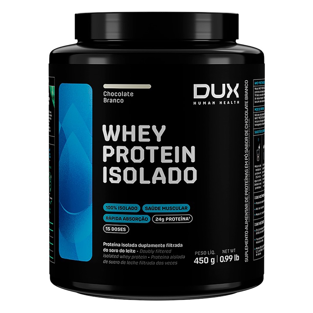 Whey Protein Dux Isolado 450g Chocolate Branco
