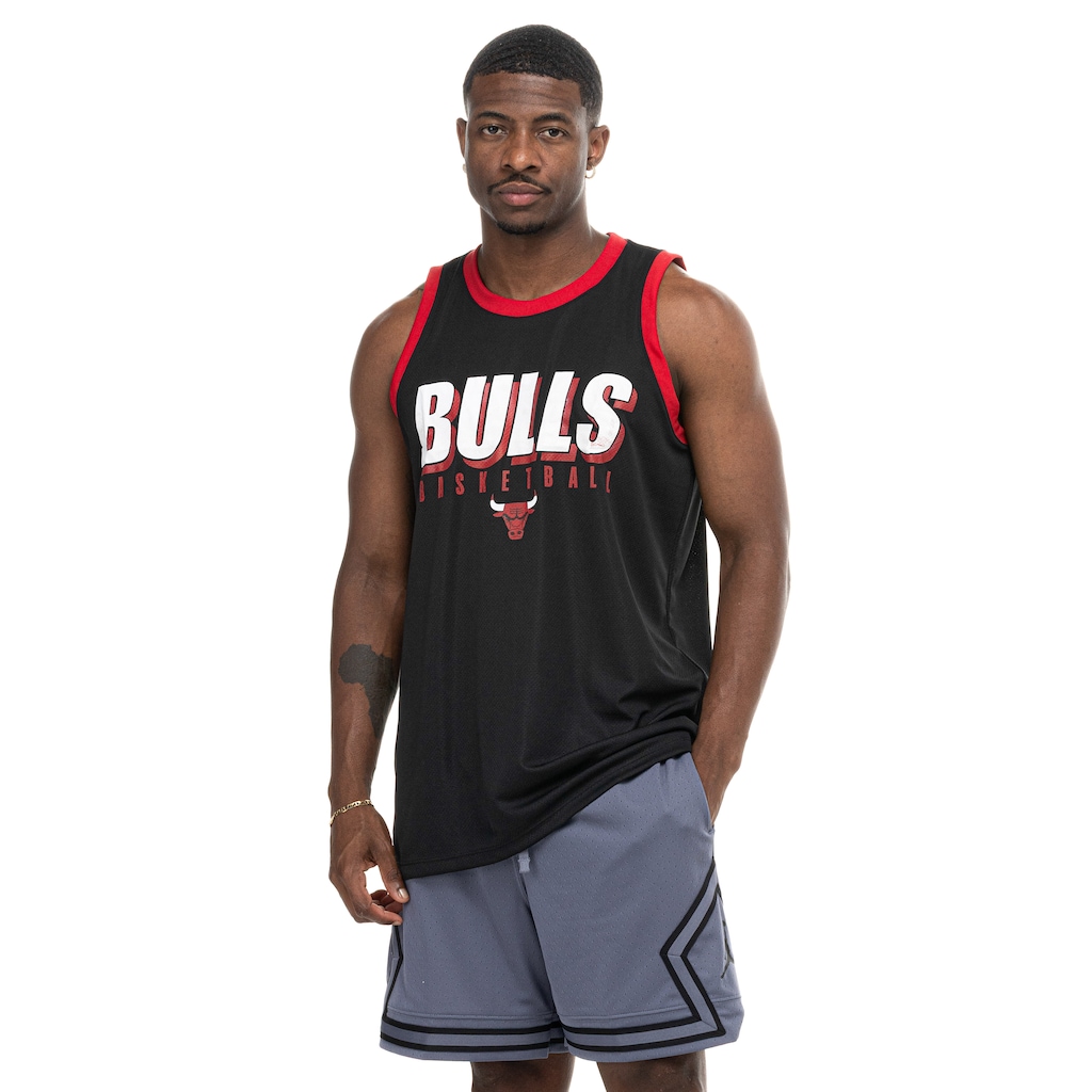 Camiseta Regata Chicago Bulls NBA Basket N0336 Masculina