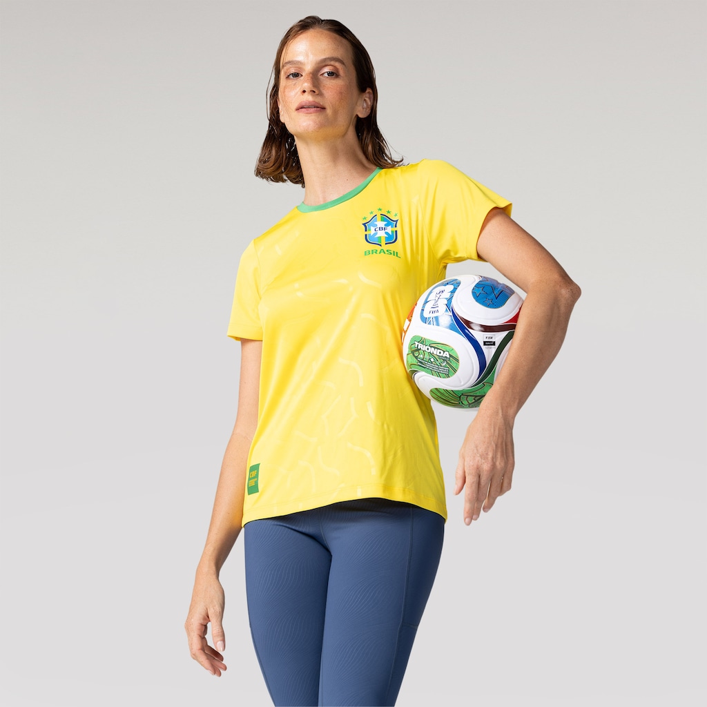 Camiseta da Seleção do Brasil CBF 26/27 Feminina