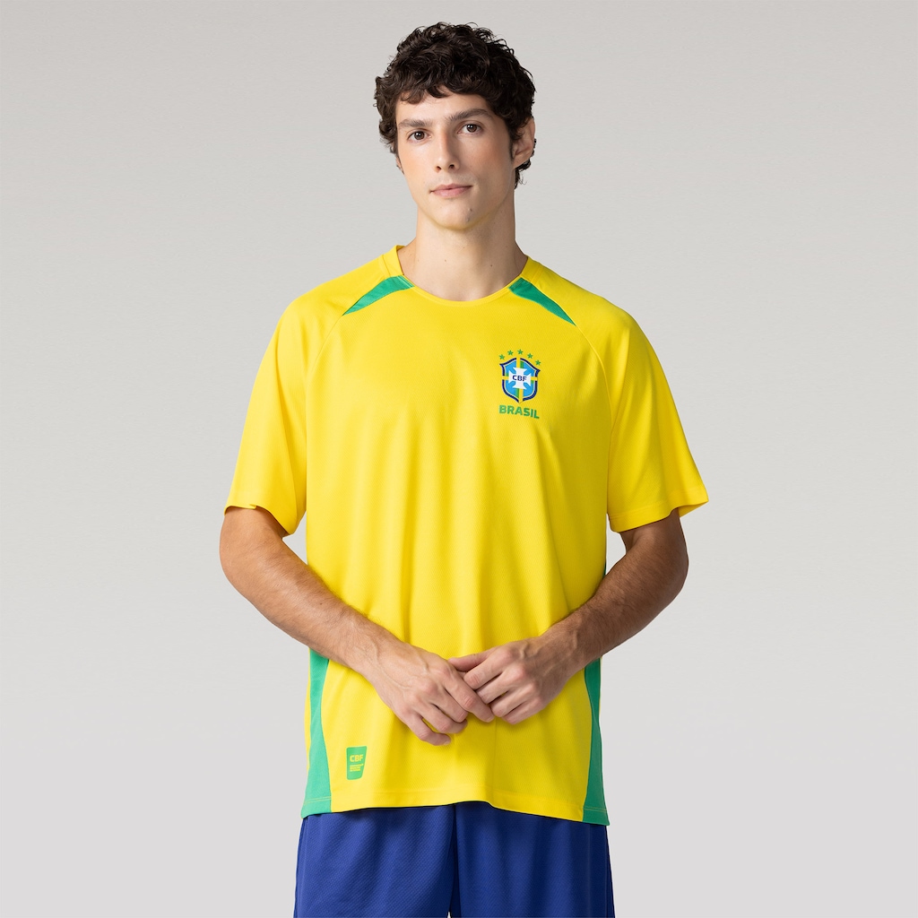 Camiseta Penta da Seleção do Brasil CBF 26/27 Masculina