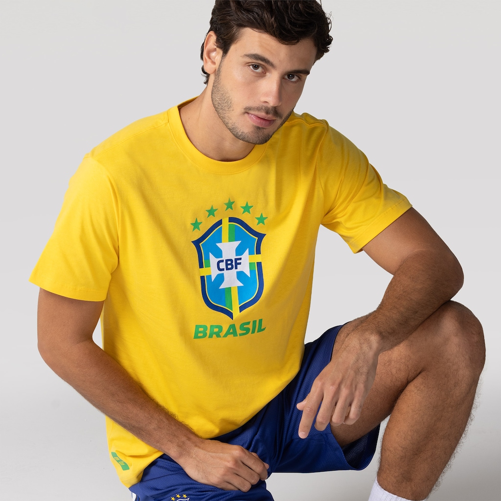 Camiseta Seleção do Brasil Casual CBF 26/27 Masculina