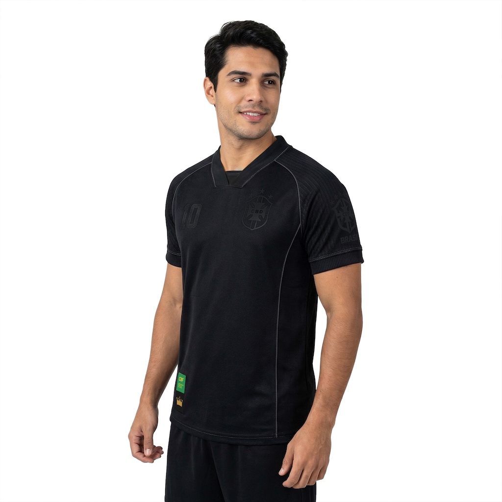 Camiseta da Seleção do Brasil Rei 10 26/27 Masculina