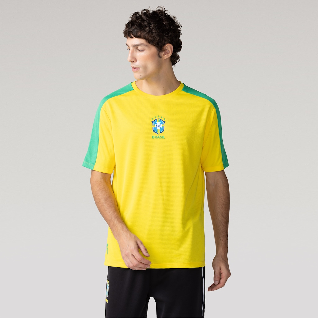 Camiseta da Seleção do Brasil Recorte CBF 26/27 Masculina
