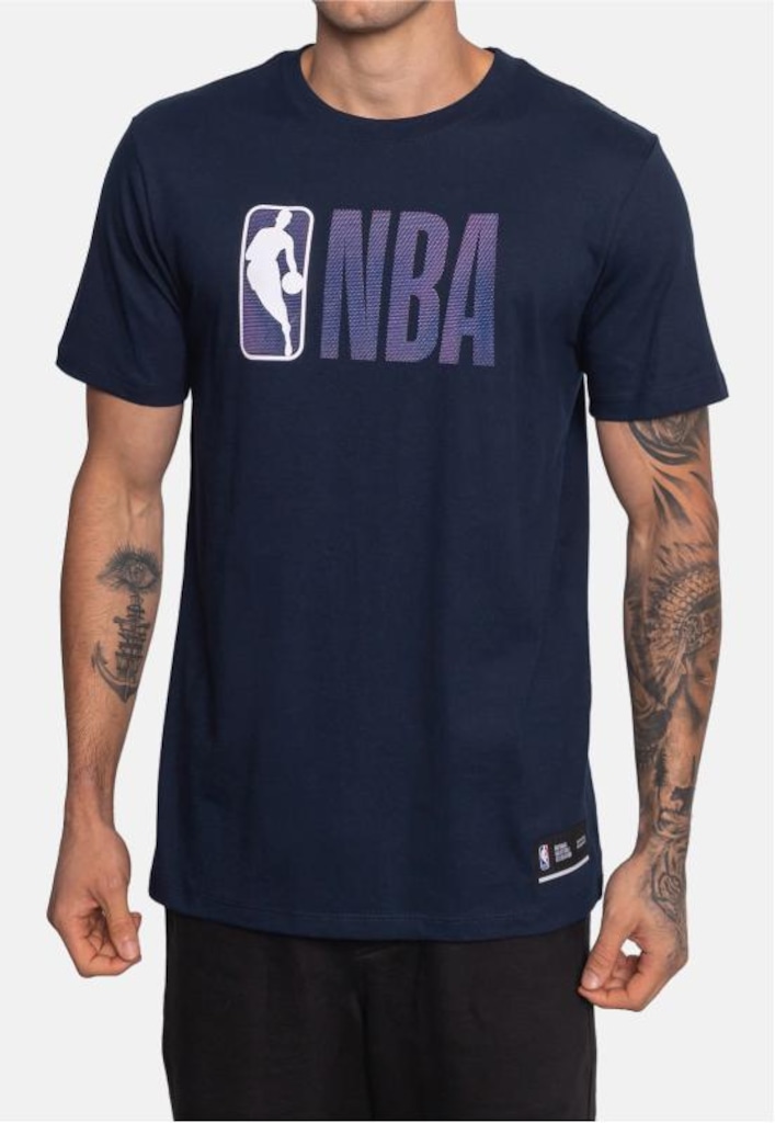 Imagem 1 do produto Camiseta NBA Layers Logom Masculina