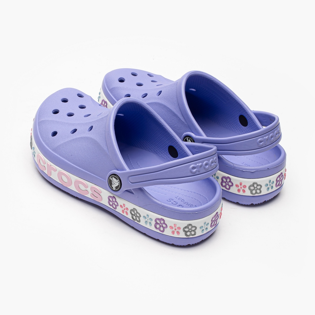 Imagem 4 do produto Sandália Infantil Crocs Bayaband Flower Clog