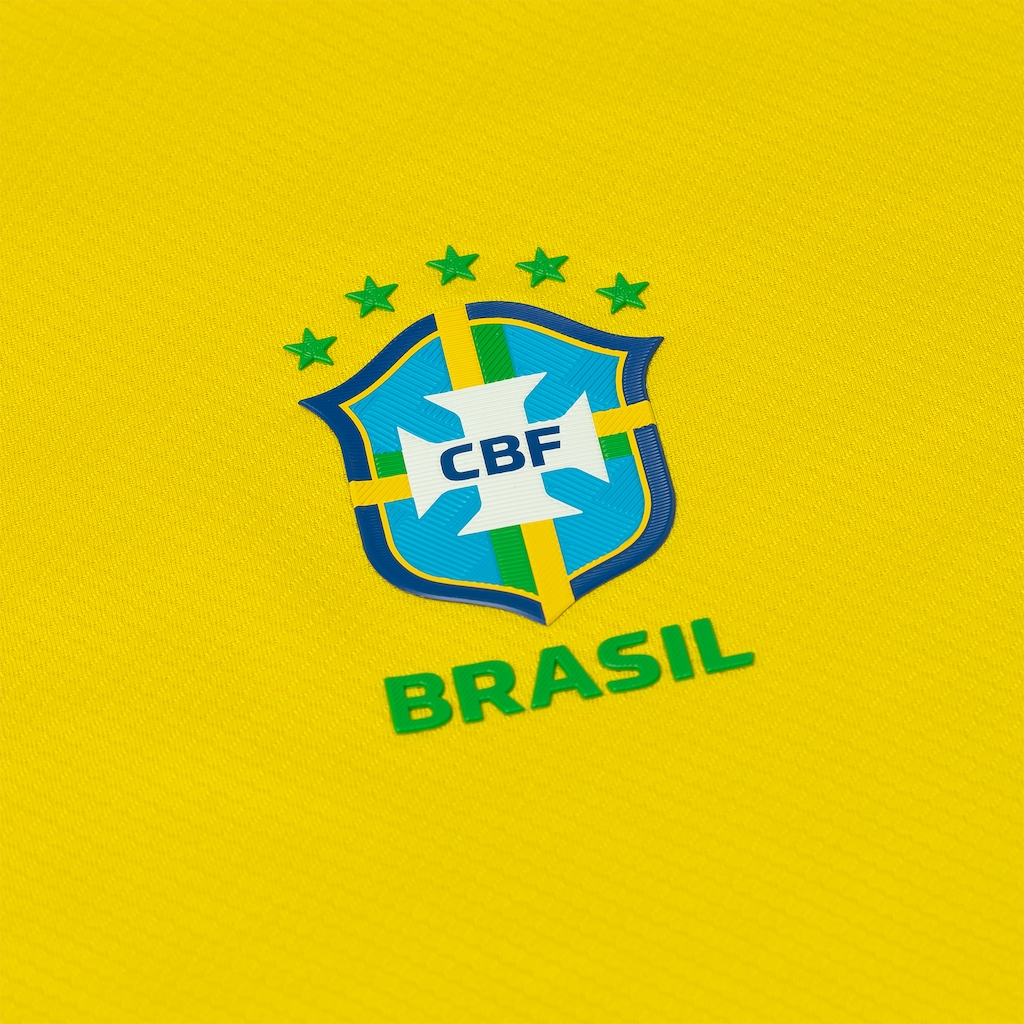 Imagem 4 do produto Camiseta da Seleção do Brasil Com Recorte CBF 26/27 Infantil