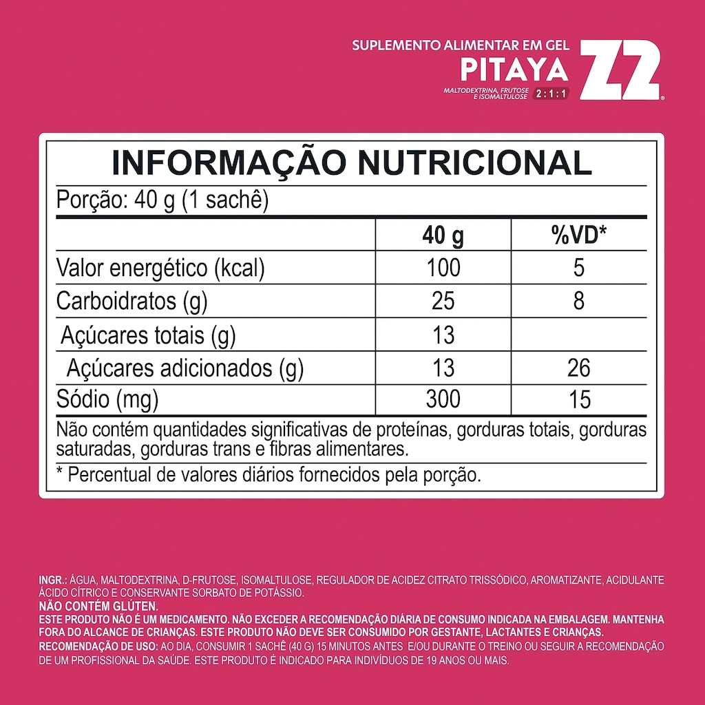 Energy Gel Z2 Perforrmance Sabor Pitaya - Unidade | Centauro