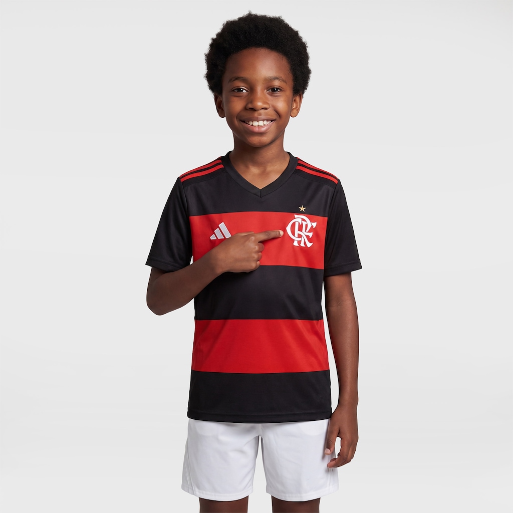 Camisa do Flamengo Fanshirt 26/27 adidas Infantil