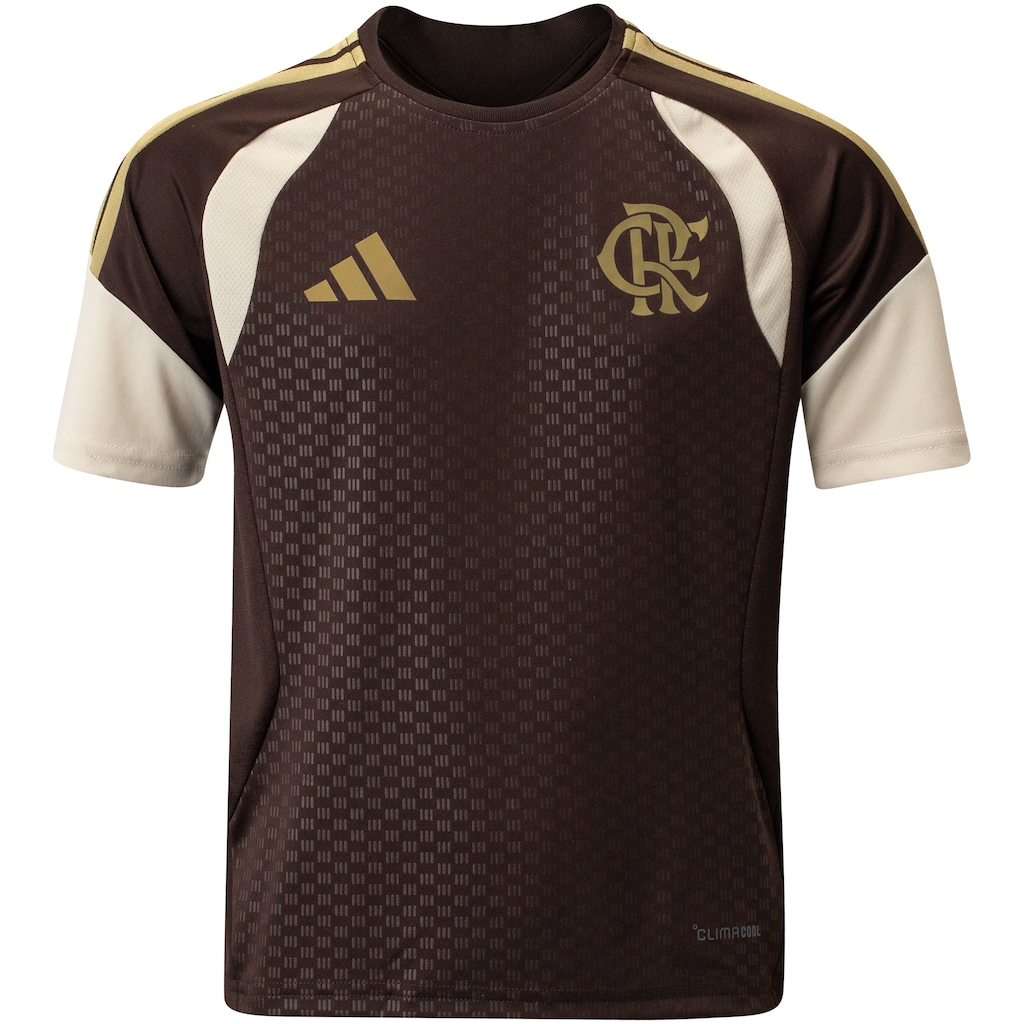 Camisa do Flamengo Treino Atleta 26/27 adidas Infantil