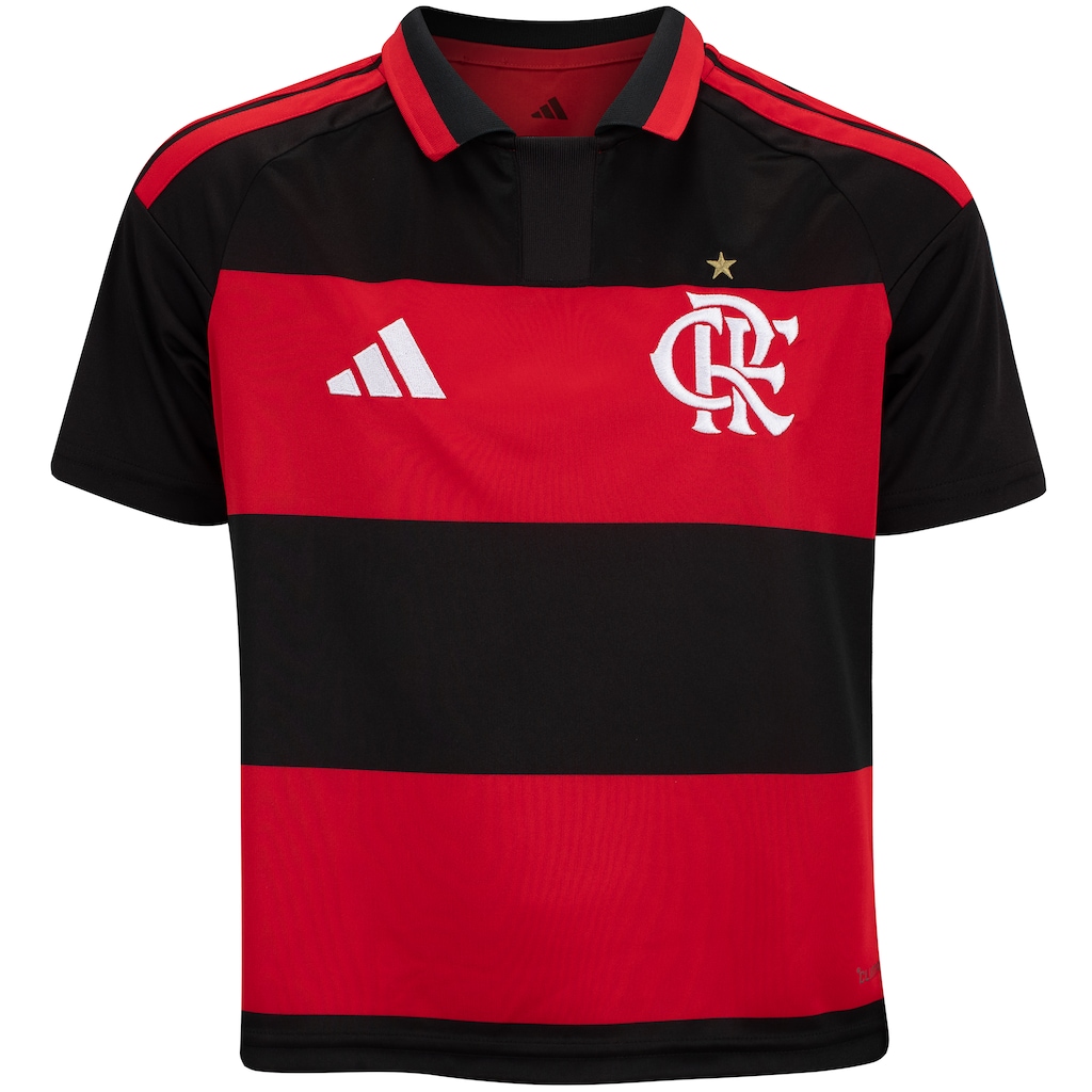 Camisa do Flamengo I 26/27 Torcedor adidas Infantil