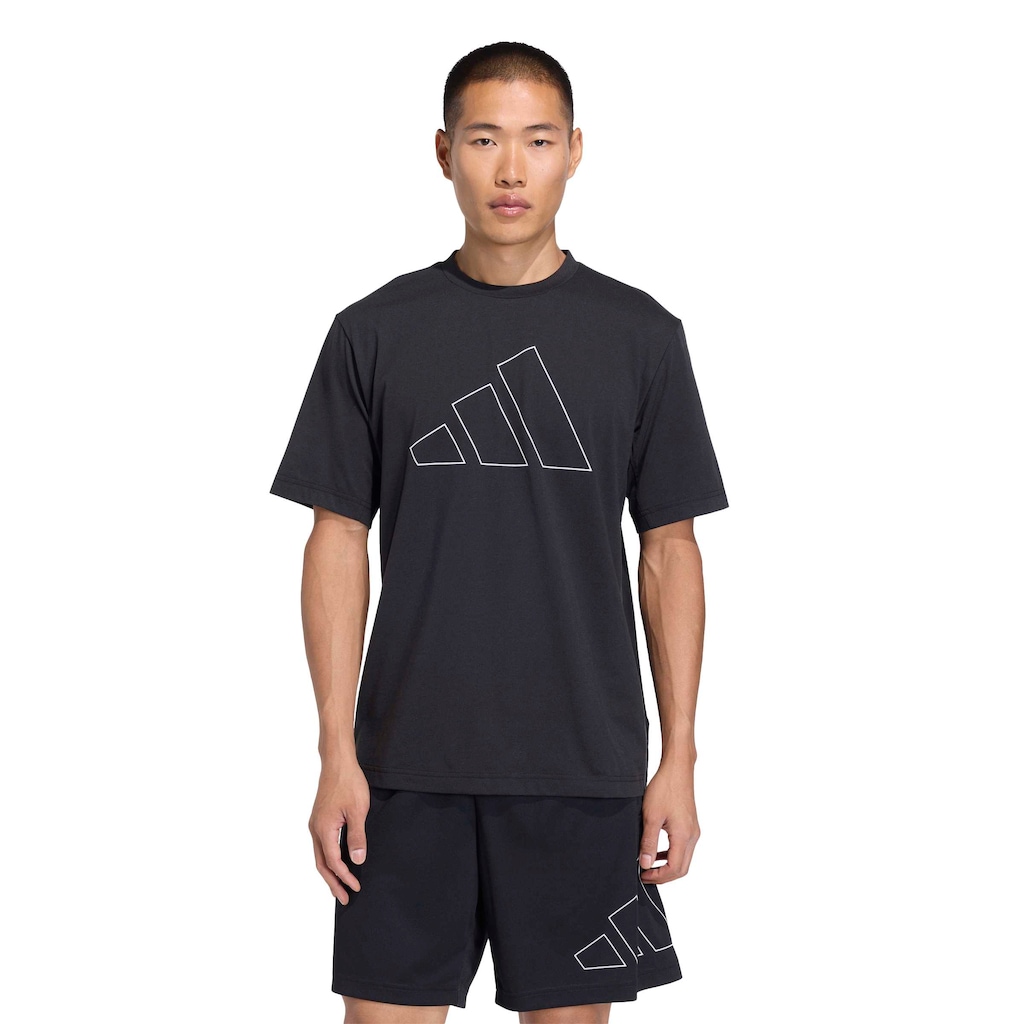 Camiseta adidas Logotipo Workout Essentials Feelready - Masculina