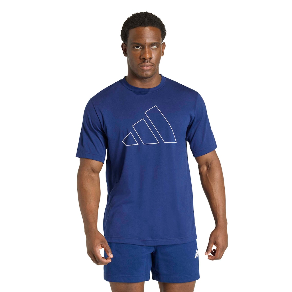 Camiseta adidas Logotipo Workout Essentials Feelready - Masculina
