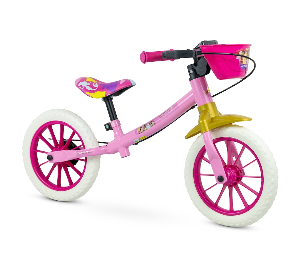 Bicicleta de Equilíbrio Caloi Balance Nathor Princesas