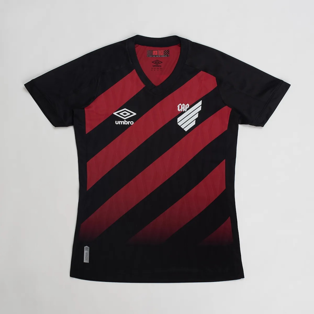 Camisa do Athletico Paranaense I 26/27 Torcedor Umbro Feminina