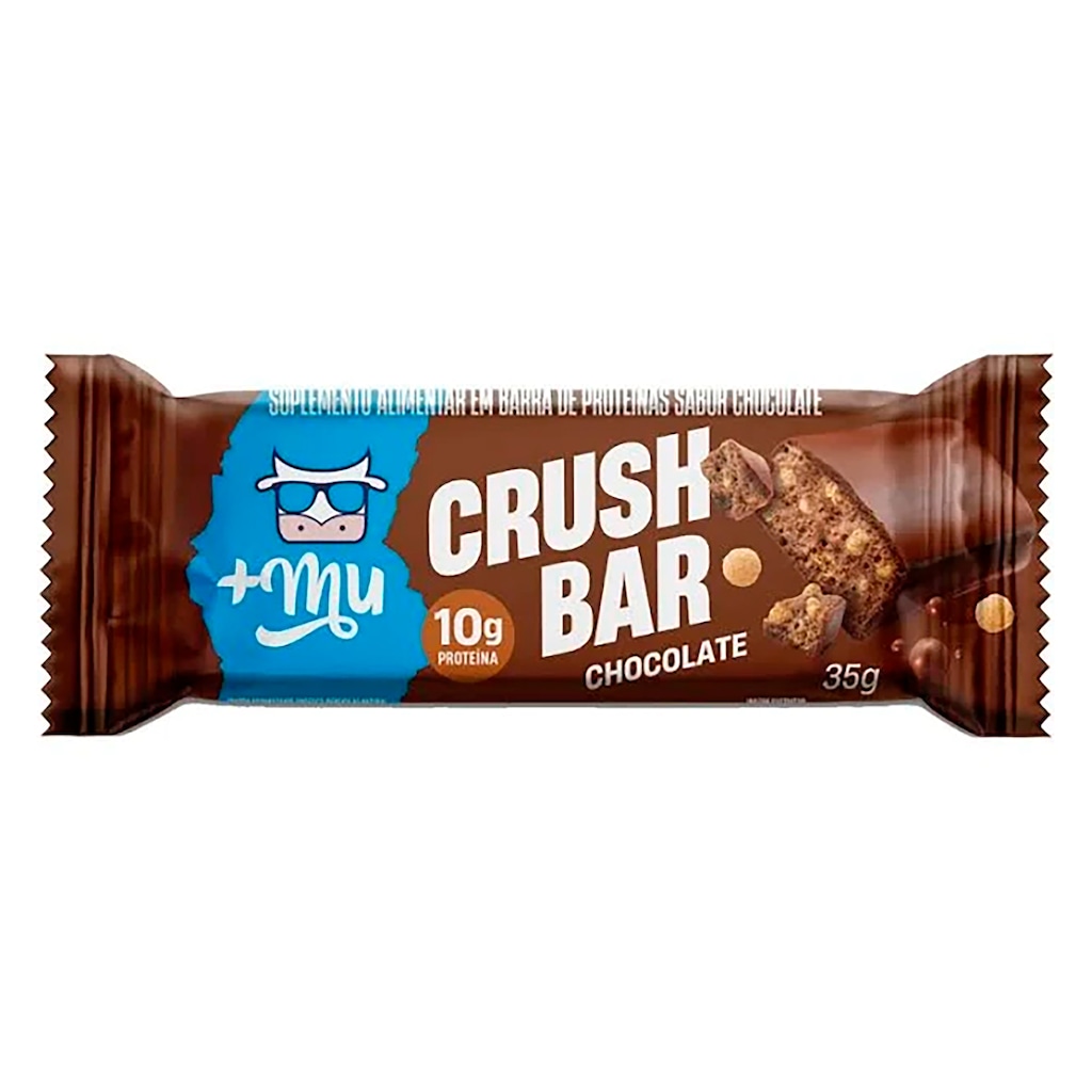 Barra de Proteína +MU Crush Bar 20 Chocolate - 35G