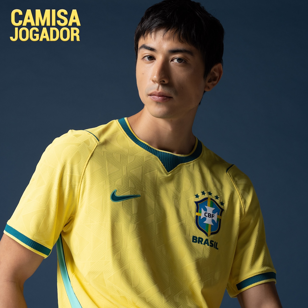 Camisa Brasil Nike I 2026/27 Jogador Masculina