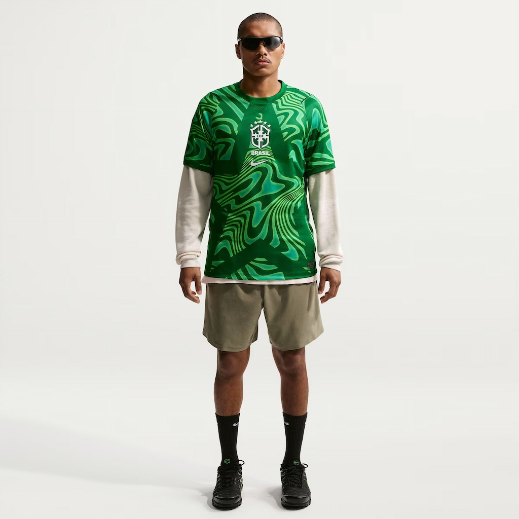 Camisa de Goleiro CBF 26/27 Torcedor Nike Masculina