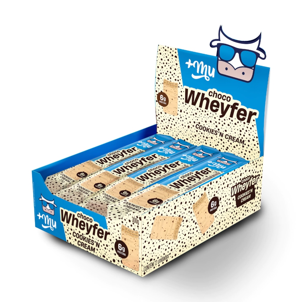 Imagem 1 do produto Caixa +MU Chocowheyfer Cookies com 12 Unidades