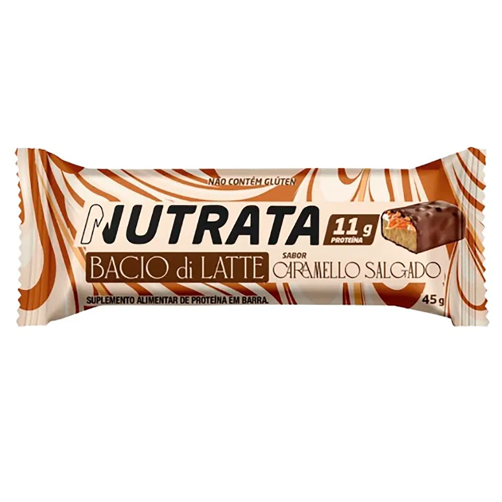 Barrinha Nutrata Bacio Di Latte Caramelo Salgado - 45g