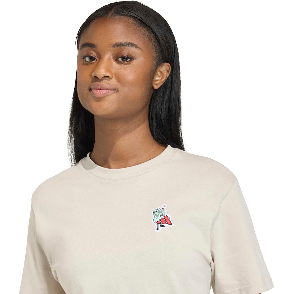 Imagem 5 do produto Camiseta adidas Regular Estampa Food - Feminina