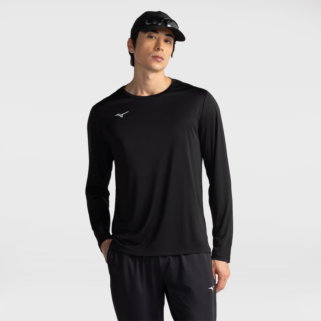 Camiseta Mizuno Manga Longa Mienergy ML2 Masculina