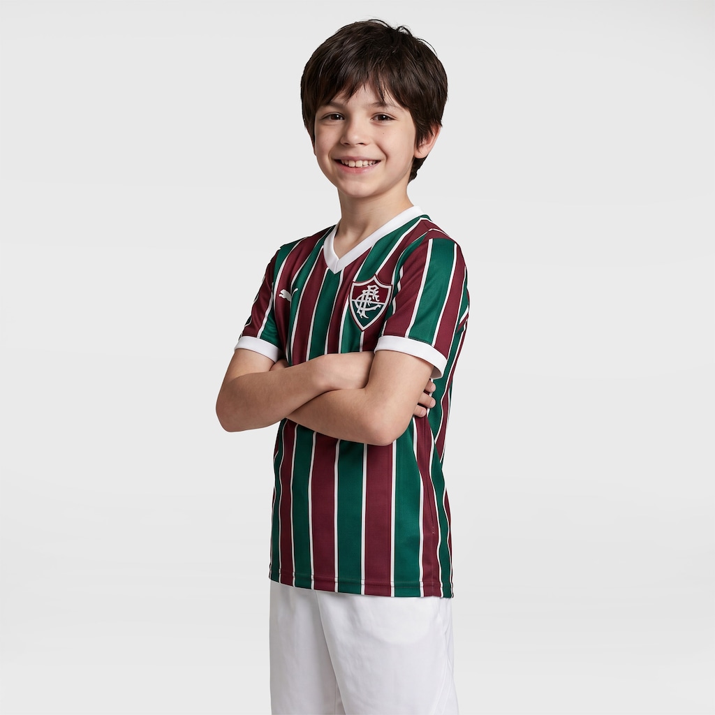 Camisa do Fluminense I 26/27 Torcedor Puma Infantil