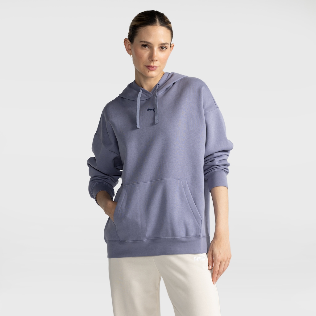 BLUSAO LS PUMA ESS CENTERED CAT LOG
