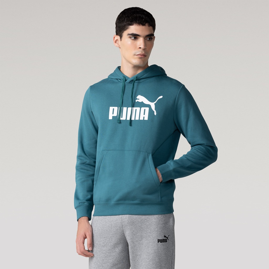 BLUSAO LS PUMA ESS NO 1 LOGO HOODI - Foto 1