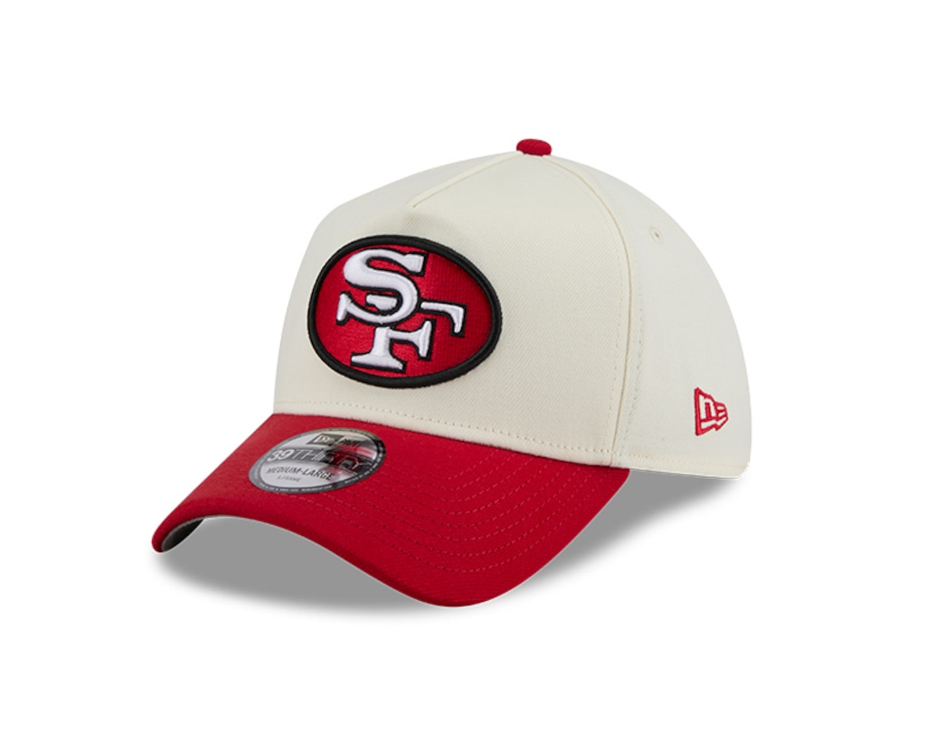Boné Unissex New Era NFL 39THIRTY San Francisco 49ers Aba Curva