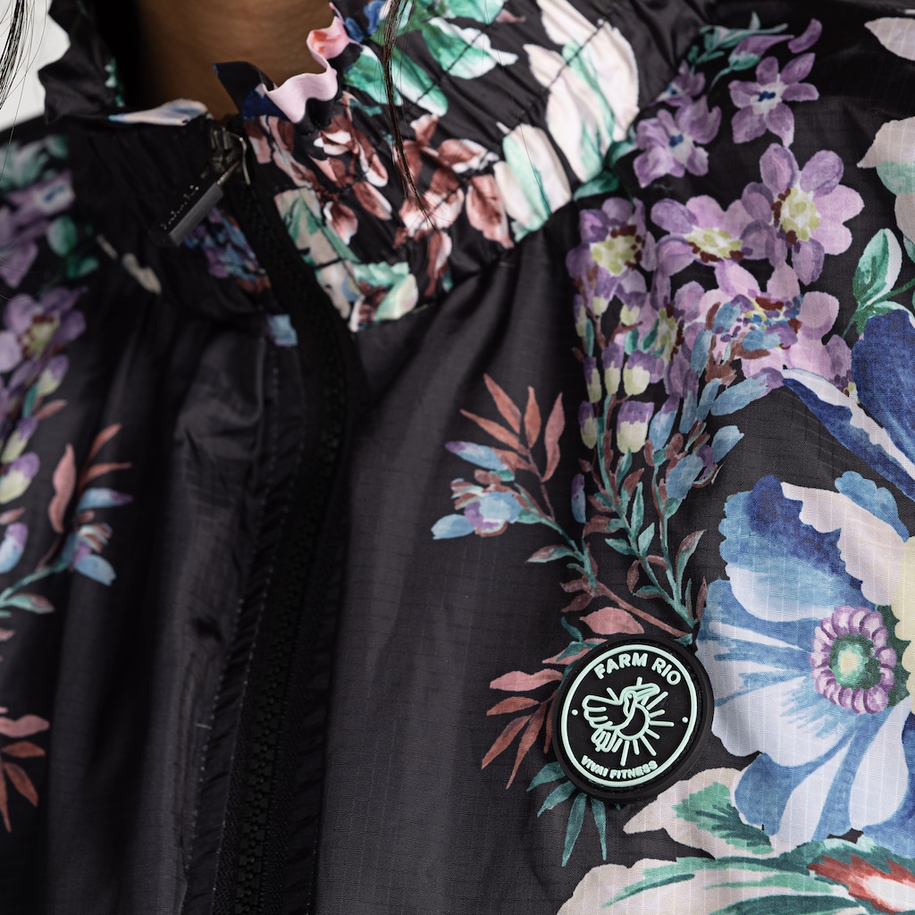 Imagem 5 do produto Jaqueta Farm Nylon Floral Leni Feminina