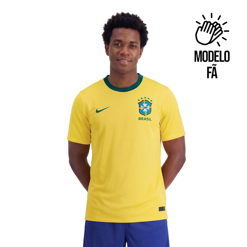 Camisa Brasil Nike I 2026/27 Fã Masculina
