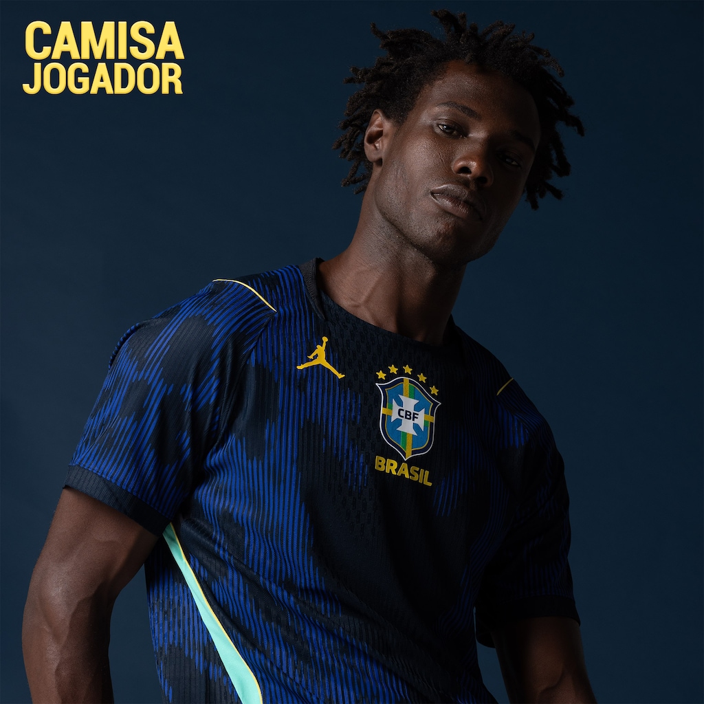 Camisa Brasil Nike Jordan II 2026/27 Jogador Masculina