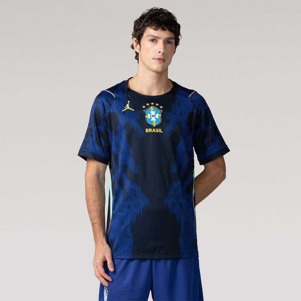 Camisa Brasil Nike Jordan II 2026/27 Torcedor Pro Masculina