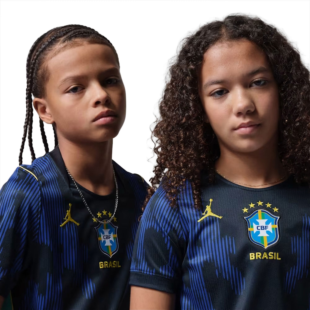 Imagem 4 do produto Camisa Brasil Nike Jordan II 2026/27 Torcedor Pro Infantil