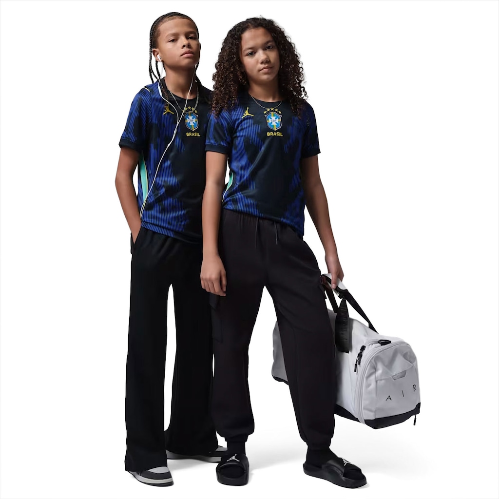 Imagem 3 do produto Camisa Brasil Nike Jordan II 2026/27 Torcedor Pro Infantil