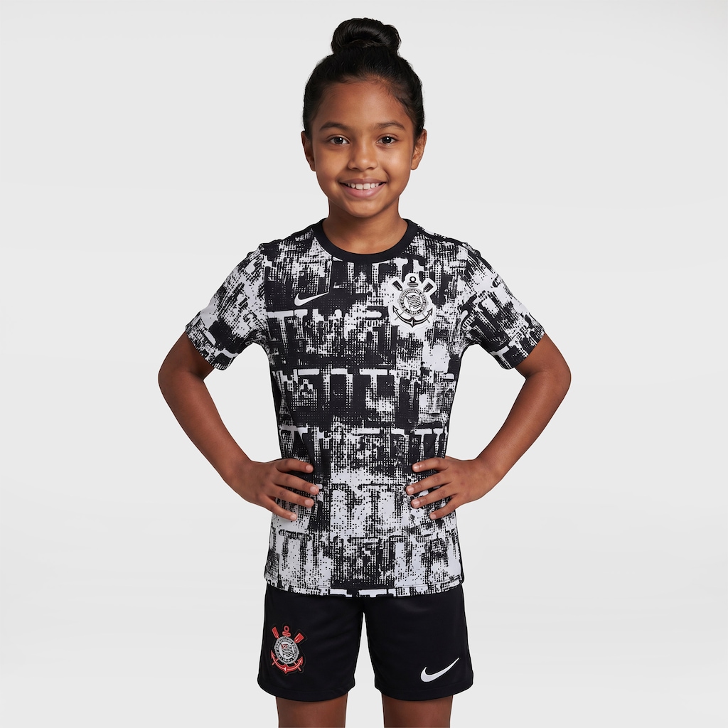 Imagem 4 do produto Camisa do Corinthians Pré-Jogo 2026/27 Nike Infantil