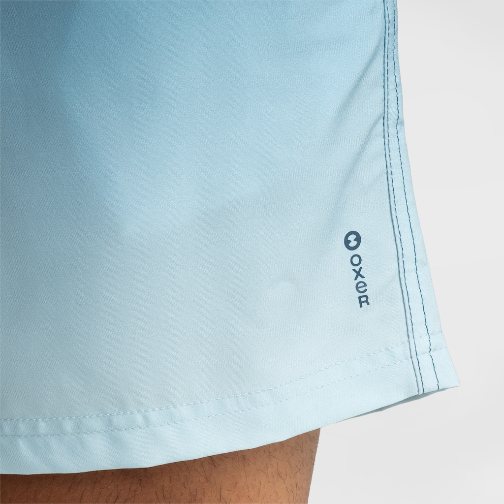 Bermuda de Banho Estampado Curto Oxer Masculina - Foto 4