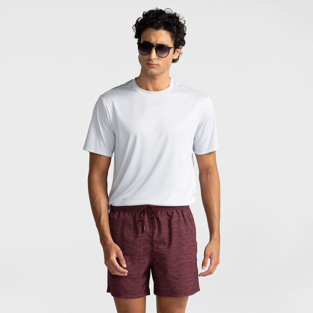 Imagem 3 do produto Bermuda de Banho Estampado Curto Oxer Masculina