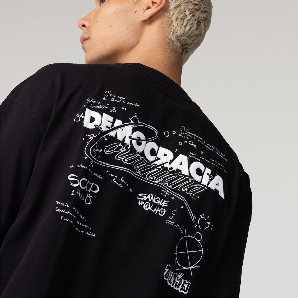 CAMISETA APPROVE CORINTHIANS DEMOCRACIA