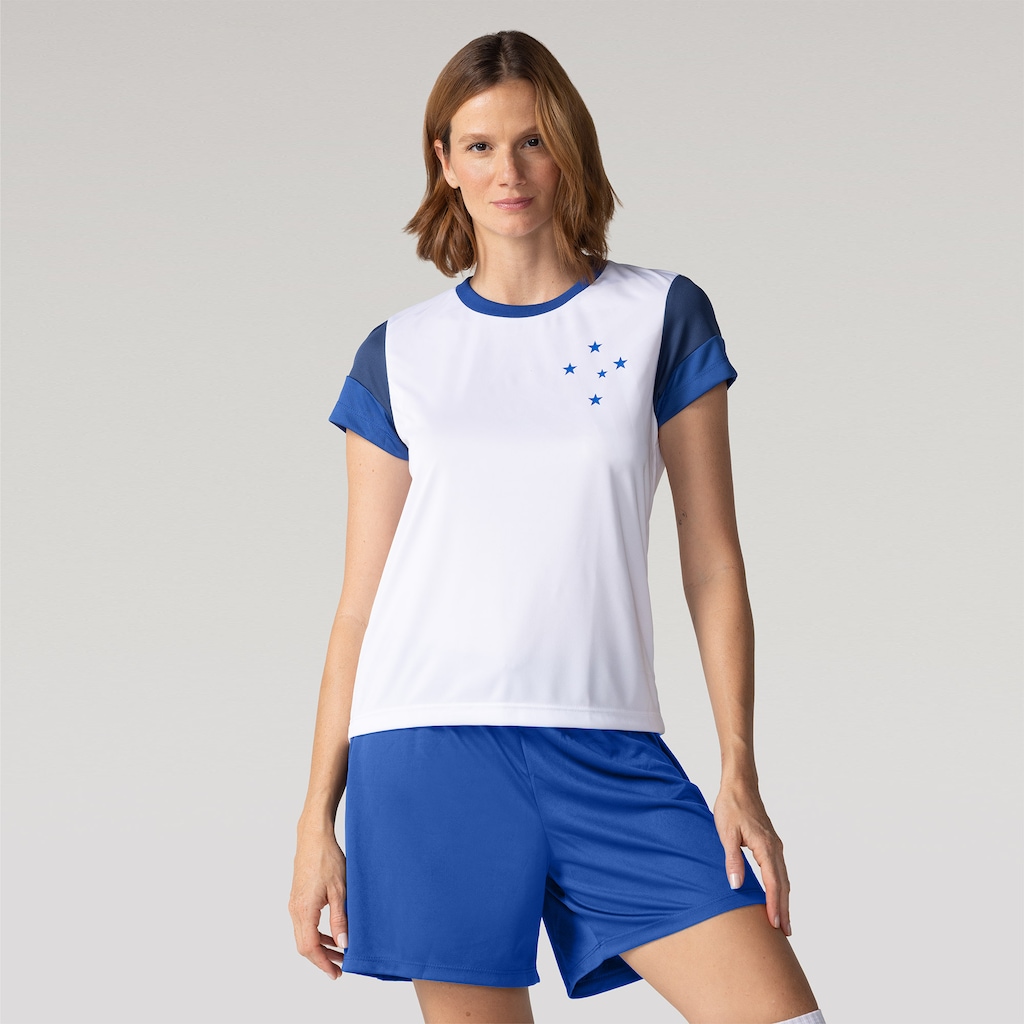CAMISETA CRUZEIRO BRILHAR FEM
