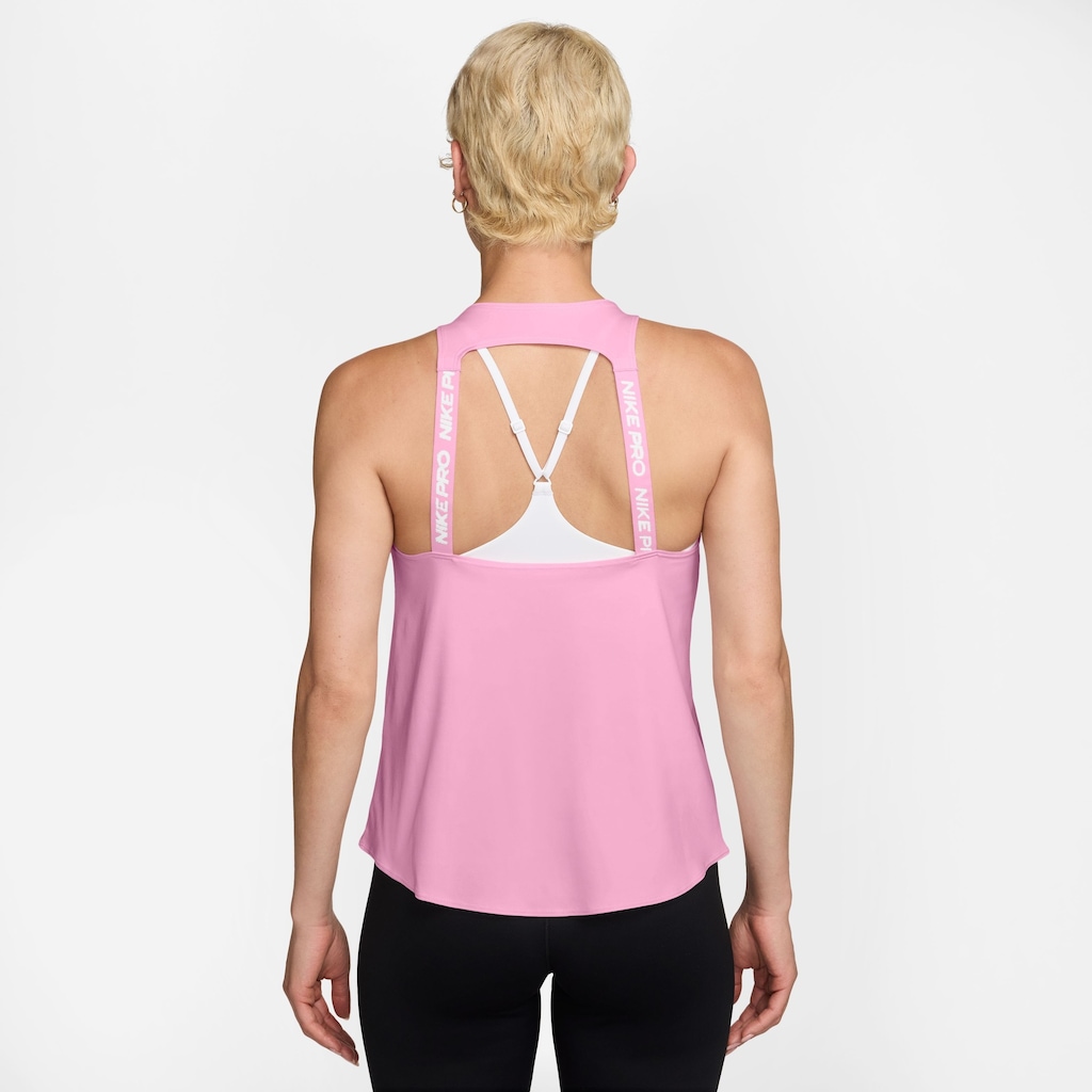 Camiseta Regata Dri-FIT Nike Pro Elastika Feminina - Foto 3